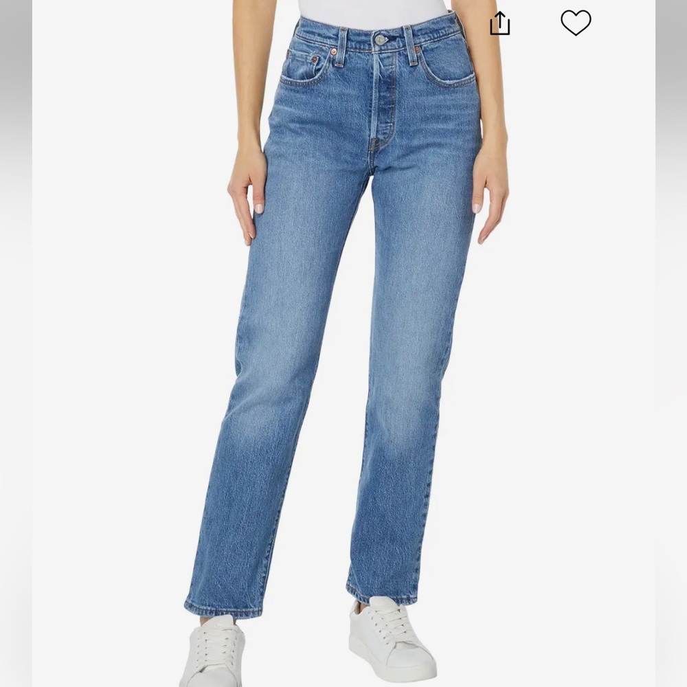 Levi's 501s Skinny Blue Jeans